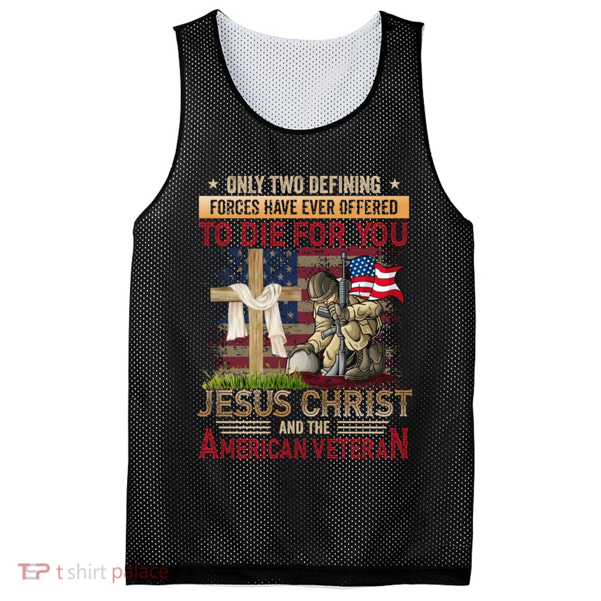 Only Two Defining Forces Have Ever Offered To Die For You Mesh Reversible Basketball Jersey Tank