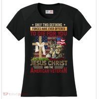 Only Two Defining Forces Have Ever Offered To Die For You Women's Cooling Performance Crew T-Shirt thumb 0