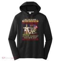 Only Two Defining Forces Have Ever Offered To Die For You Performance Fleece Hoodie thumb 0