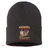 Only Two Defining Forces Have Ever Offered To Die For You Sustainable Knit Beanie thumb 0