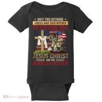 Only Two Defining Forces Have Ever Offered To Die For You Baby Bodysuit thumb 0