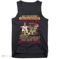 Only Two Defining Forces Have Ever Offered To Die For You Tank Top thumb 0