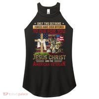 Only Two Defining Forces Have Ever Offered To Die For You Women's Perfect Tri Rocker Tank thumb 0