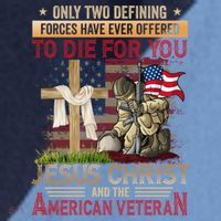 Only Two Defining Forces Have Ever Offered To Die For You Raglan Baseball Sleeve Shirt thumb 2