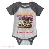 Only Two Defining Forces Have Ever Offered To Die For You Infant Baby Jersey Bodysuit thumb 0