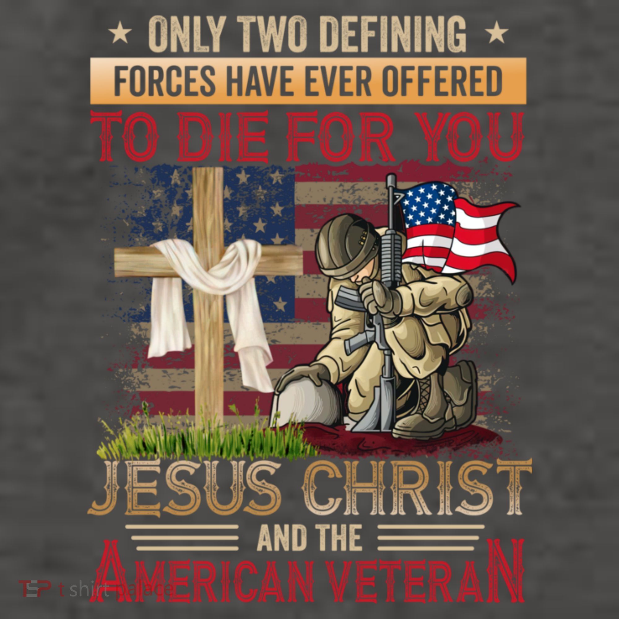 Only Two Defining Forces Have Ever Offered To Die For You Vector Backpack