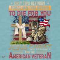 Only Two Defining Forces Have Ever Offered To Die For You Sueded Cloud Jersey T-Shirt thumb 2