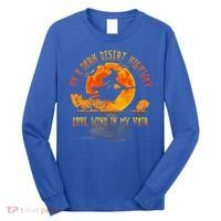 On The Dark Desert Highway Witch Riding Broom Night Hippies Cute Gift Long Sleeve Shirt thumb 0