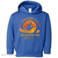 On The Dark Desert Highway Witch Riding Broom Night Hippies Cute Gift Toddler Hoodie thumb 0