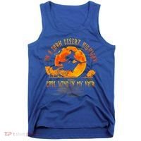 On The Dark Desert Highway Witch Riding Broom Night Hippies Cute Gift Tank Top thumb 0