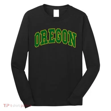 Oregon Throwback Design Classic Long Sleeve Shirt