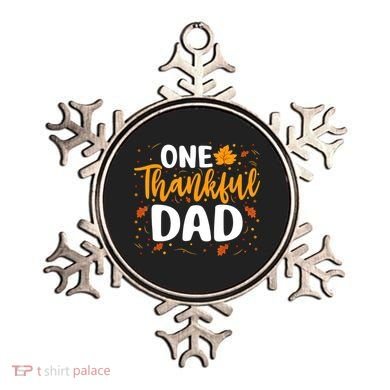One Thankful Dad Matching Family Fall Thanksgiving Costume Ornament