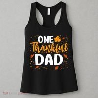 One Thankful Dad Matching Family Fall Thanksgiving Costume Women's Tank Top thumb 3