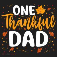 One Thankful Dad Matching Family Fall Thanksgiving Costume Golf Towel thumb 3