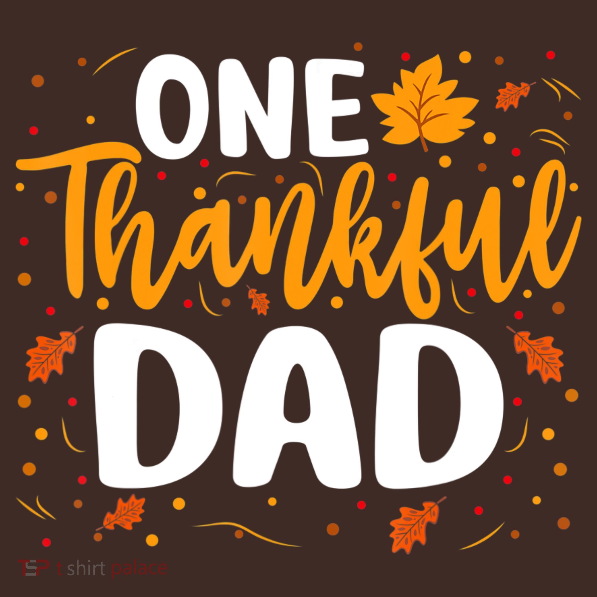 One Thankful Dad Matching Family Fall Thanksgiving Costume Mousepad