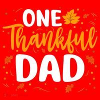 One Thankful Dad Matching Family Fall Thanksgiving Costume Santa Hat thumb 1