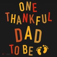 One Thankful Dad To Be Thanksgiving Pregnancy Announcement Kids Sweatshirt thumb 2