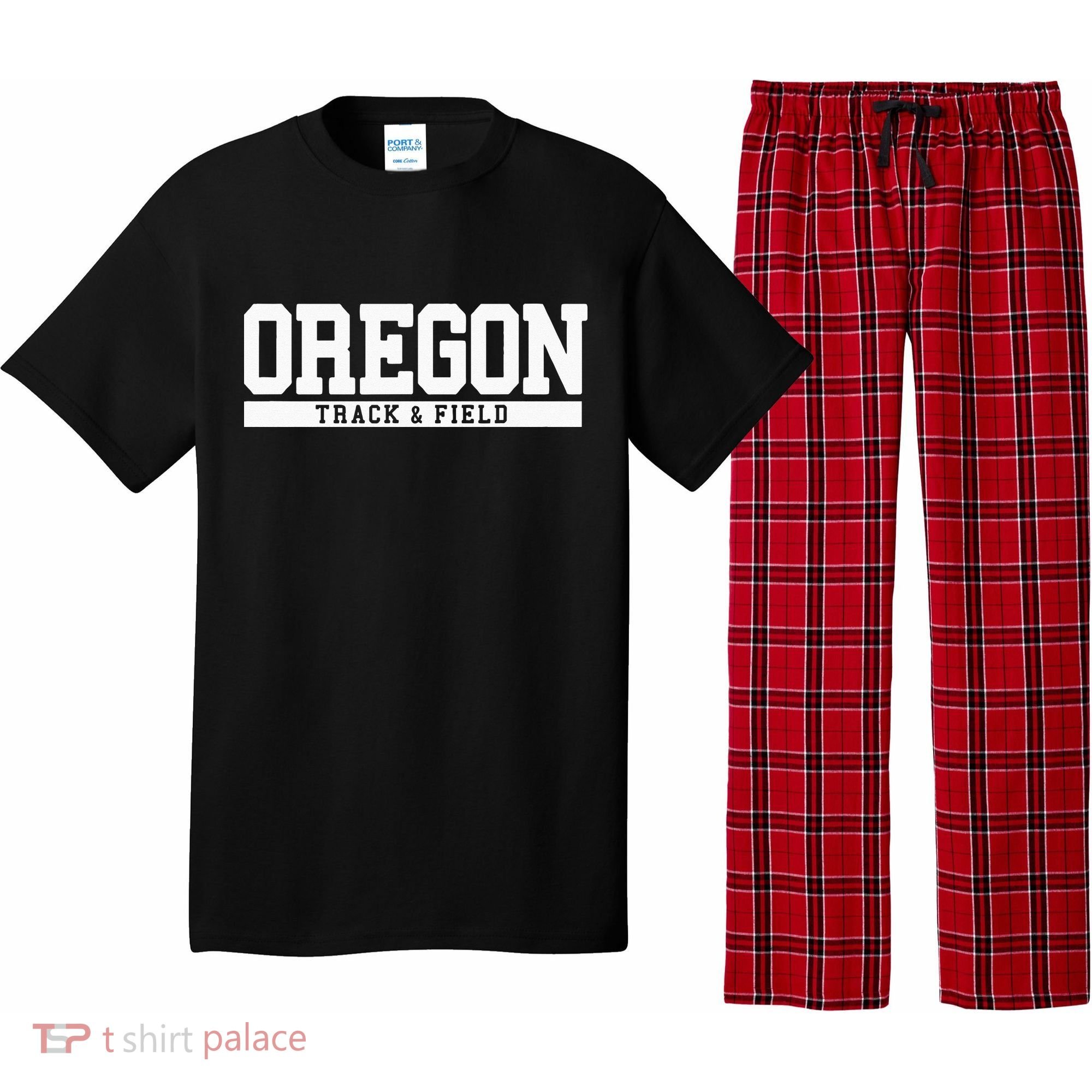 Oregon Track & Field Pajama Set