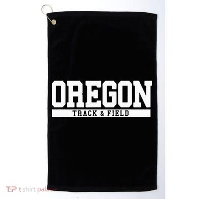 Oregon Track & Field Golf Towel