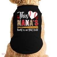 On That Field Baseball Nana Of A Baseball Player Nana Doggie Tank thumb 0