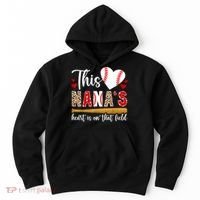 On That Field Baseball Nana Of A Baseball Player Nana Hoodie thumb 0
