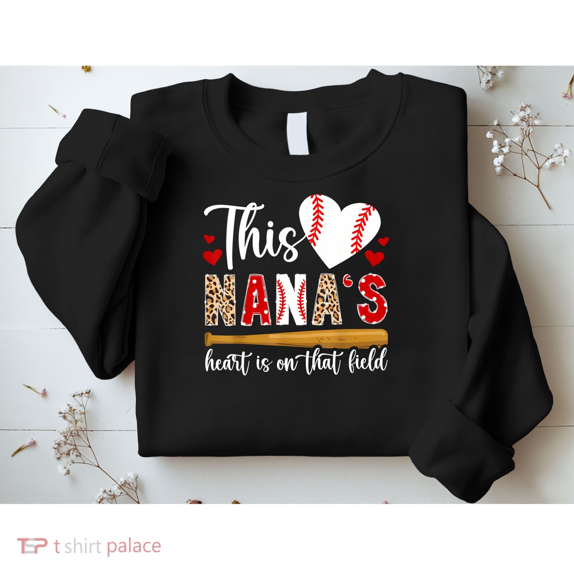 On That Field Baseball Nana Of A Baseball Player Nana Sweatshirt
