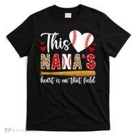 On That Field Baseball Nana Of A Baseball Player Nana T-Shirt thumb 0