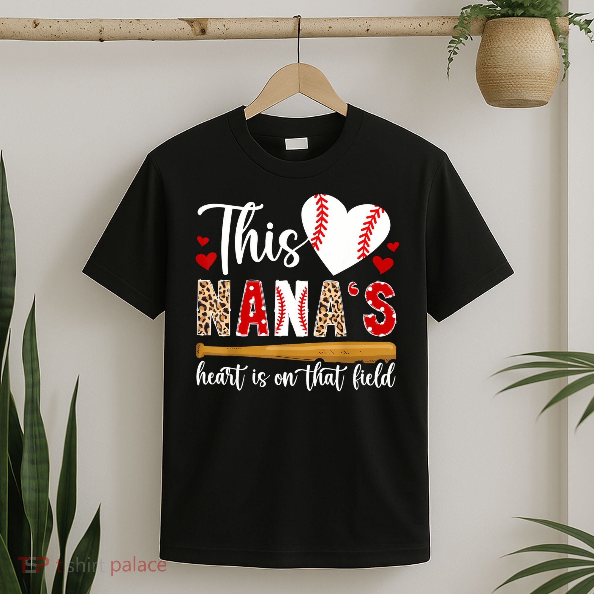 On That Field Baseball Nana Of A Baseball Player Nana T-Shirt