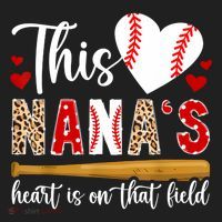 On That Field Baseball Nana Of A Baseball Player Nana Beanie thumb 2