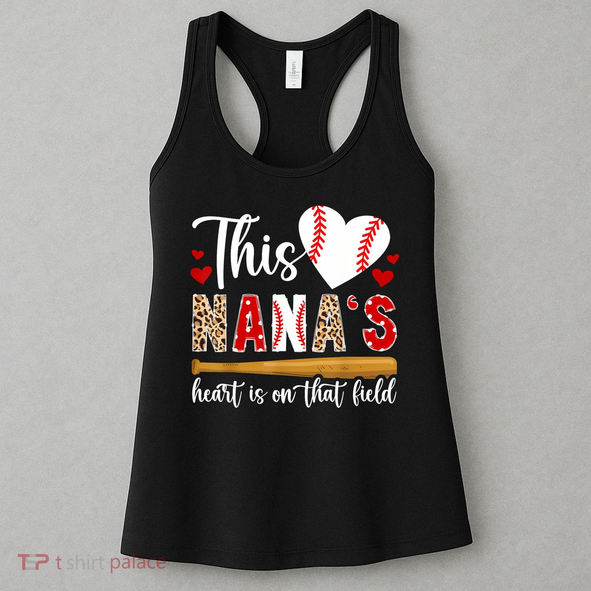 On That Field Baseball Nana Of A Baseball Player Nana Women's Tank Top