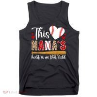 On That Field Baseball Nana Of A Baseball Player Nana Tank Top thumb 0