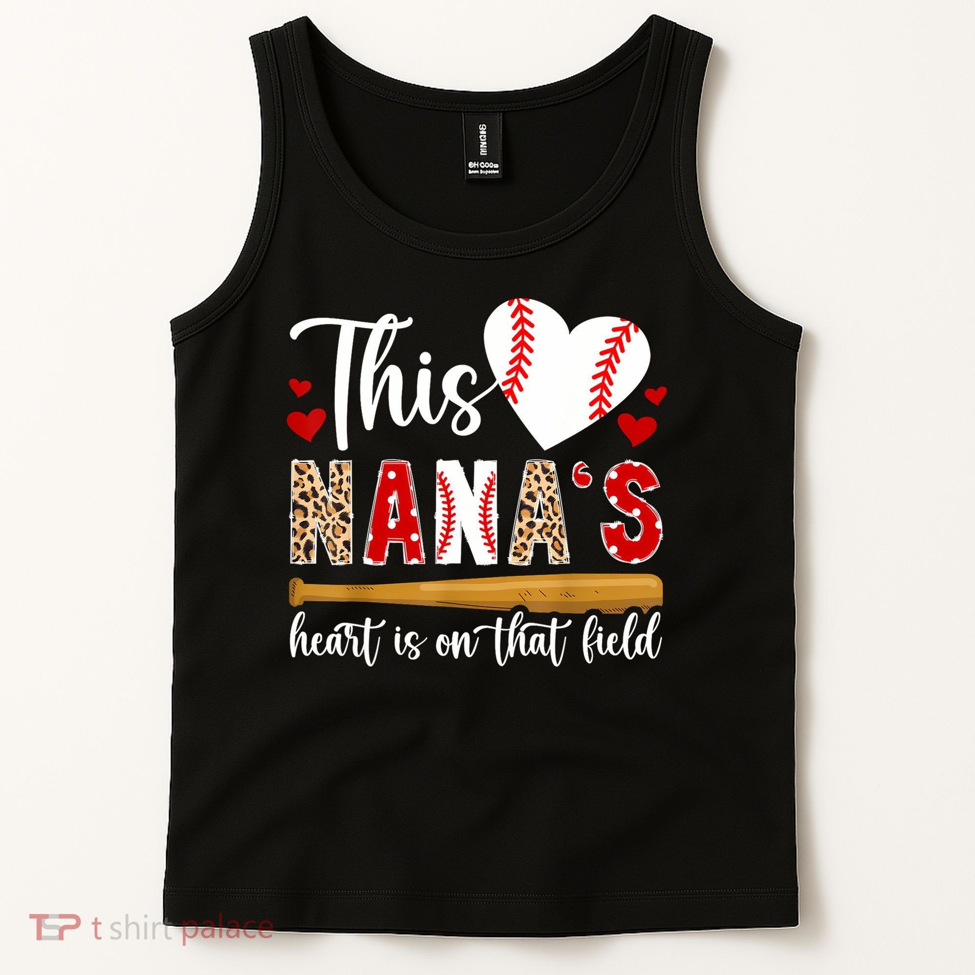 On That Field Baseball Nana Of A Baseball Player Nana Tank Top