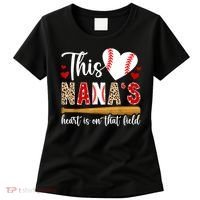 On That Field Baseball Nana Of A Baseball Player Nana Women's T-Shirt thumb 0