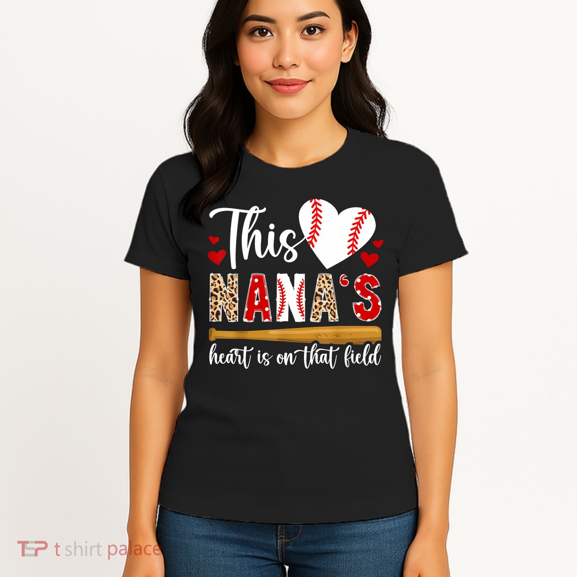 On That Field Baseball Nana Of A Baseball Player Nana Women's T-Shirt