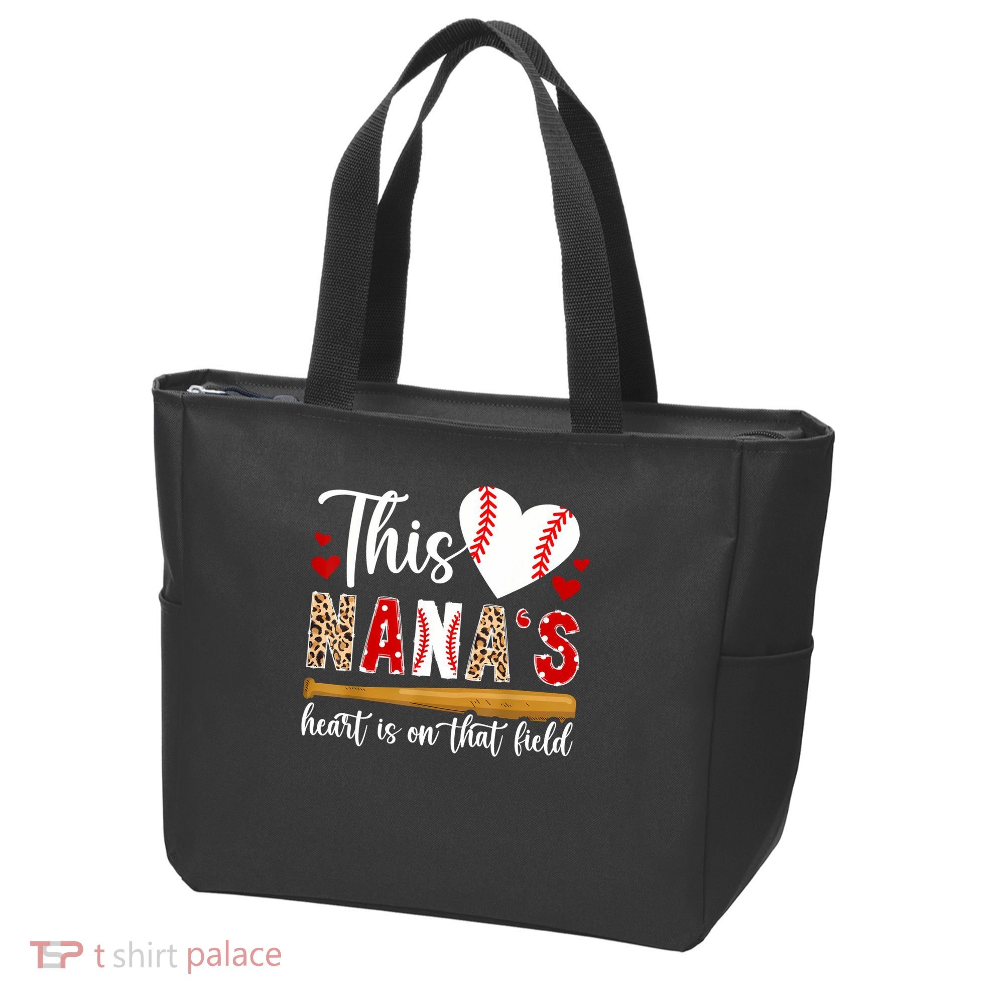 On That Field Baseball Nana Of A Baseball Player Nana Tote Bag