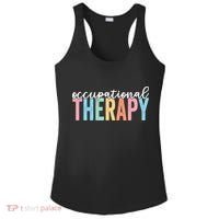 Occupational Therapy Funny OT Therapist Assistant Ladies PosiCharge Competitor Racerback Tank thumb 0