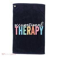 Occupational Therapy Funny OT Therapist Assistant Golf Towel thumb 0