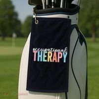 Occupational Therapy Funny OT Therapist Assistant Golf Towel thumb 2