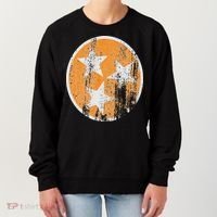 Orange Tennessee Flag Volunr State Tri Stars Tennessee Women's Sweatshirt thumb 0