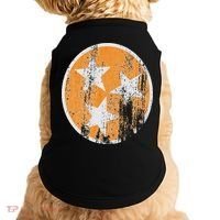 Orange Tennessee Flag Volunr State Tri Stars Tennessee Doggie Tank thumb 0