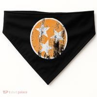 Orange Tennessee Flag Volunr State Tri Stars Tennessee USA-Made Doggie Bandana thumb 0