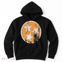 Orange Tennessee Flag Volunr State Tri Stars Tennessee Hoodie thumb 0
