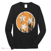Orange Tennessee Flag Volunr State Tri Stars Tennessee Long Sleeve Shirt thumb 0