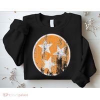 Orange Tennessee Flag Volunr State Tri Stars Tennessee Sweatshirt thumb 2