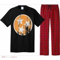 Orange Tennessee Flag Volunr State Tri Stars Tennessee Pajama Set thumb 0