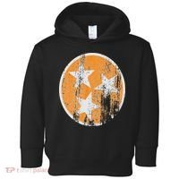 Orange Tennessee Flag Volunr State Tri Stars Tennessee Toddler Hoodie thumb 0