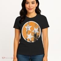 Orange Tennessee Flag Volunr State Tri Stars Tennessee Women's T-Shirt thumb 4