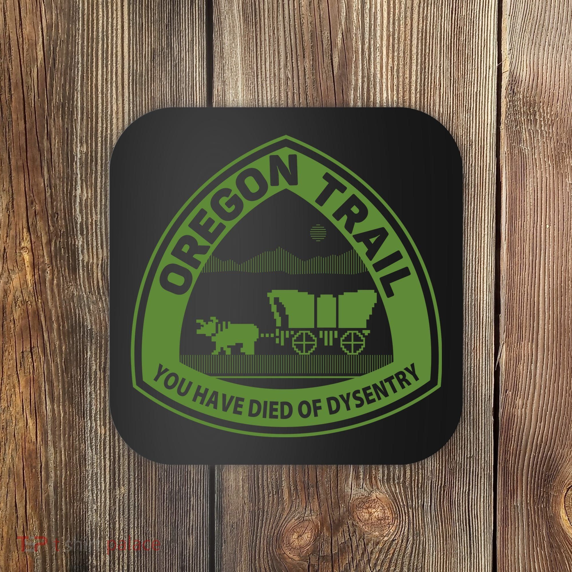 Oregon Trail Green Coaster