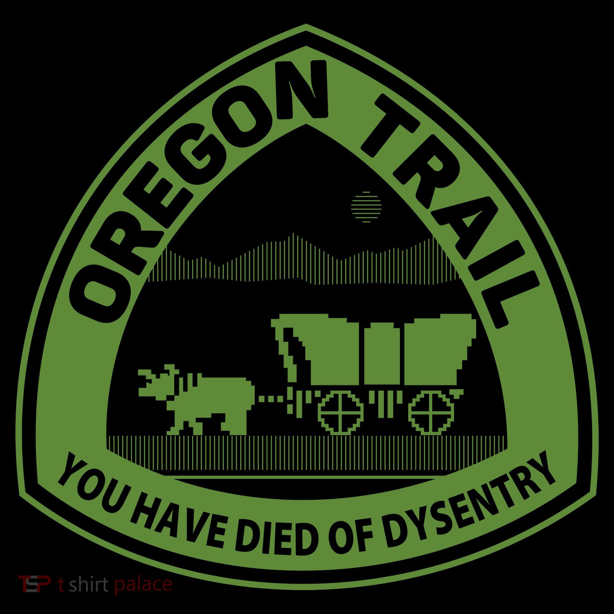 Oregon Trail Green Coaster
