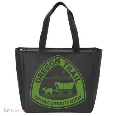 Oregon Trail Green Tote Bag